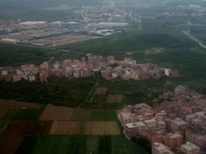 Landing in Guangzhou.