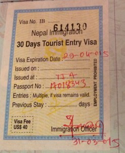 30 Day visa.