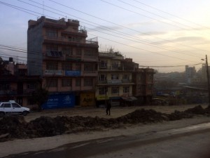 Kathmandu at dawn.