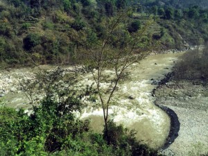 One of Nepal's many glacial rivers.