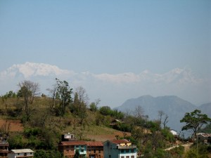 My first look at the Himalayas!