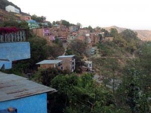 The hillsides of Tansen are filled with colorfully painted houses, and they all have a view!