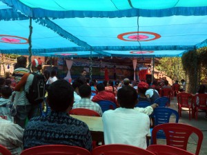 Festival presentation at the Tansen Nursing School.