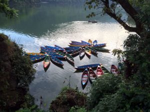 Boats for rent on Lake Fewa.