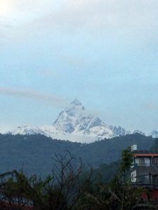 Machhapuchhre (aka Fishtail), as seen from Pokhara. Machhapuchhre (aka Fishtail), as seen from Pokhara.