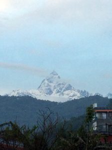 Machhapuchhre (aka Fishtail), as seen from Pokhara.