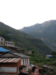 Looking up above Ulleri.