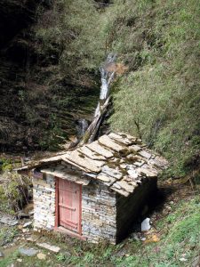 Stone house.