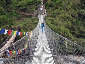 A new suspension bridge.