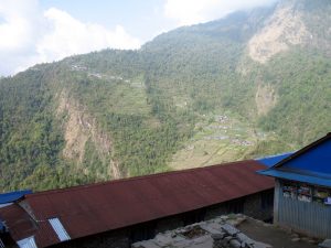 Chomrong hillside from lower Sinuwa.