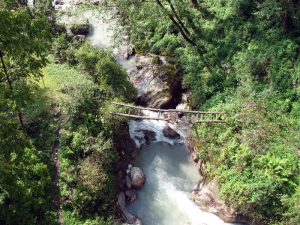 An old abandoned bridge.