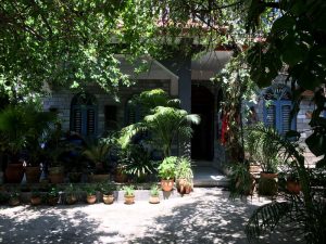 The entrance to Sacred Valley Guesthouse.