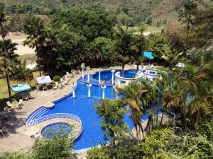 The pool at Riverside Springs Resort.
